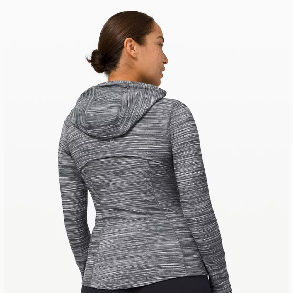 Lululemon Define Hooded Nulu Jacket HBLK/WHT/BLK 4 Nwt - Picture 4 of 13